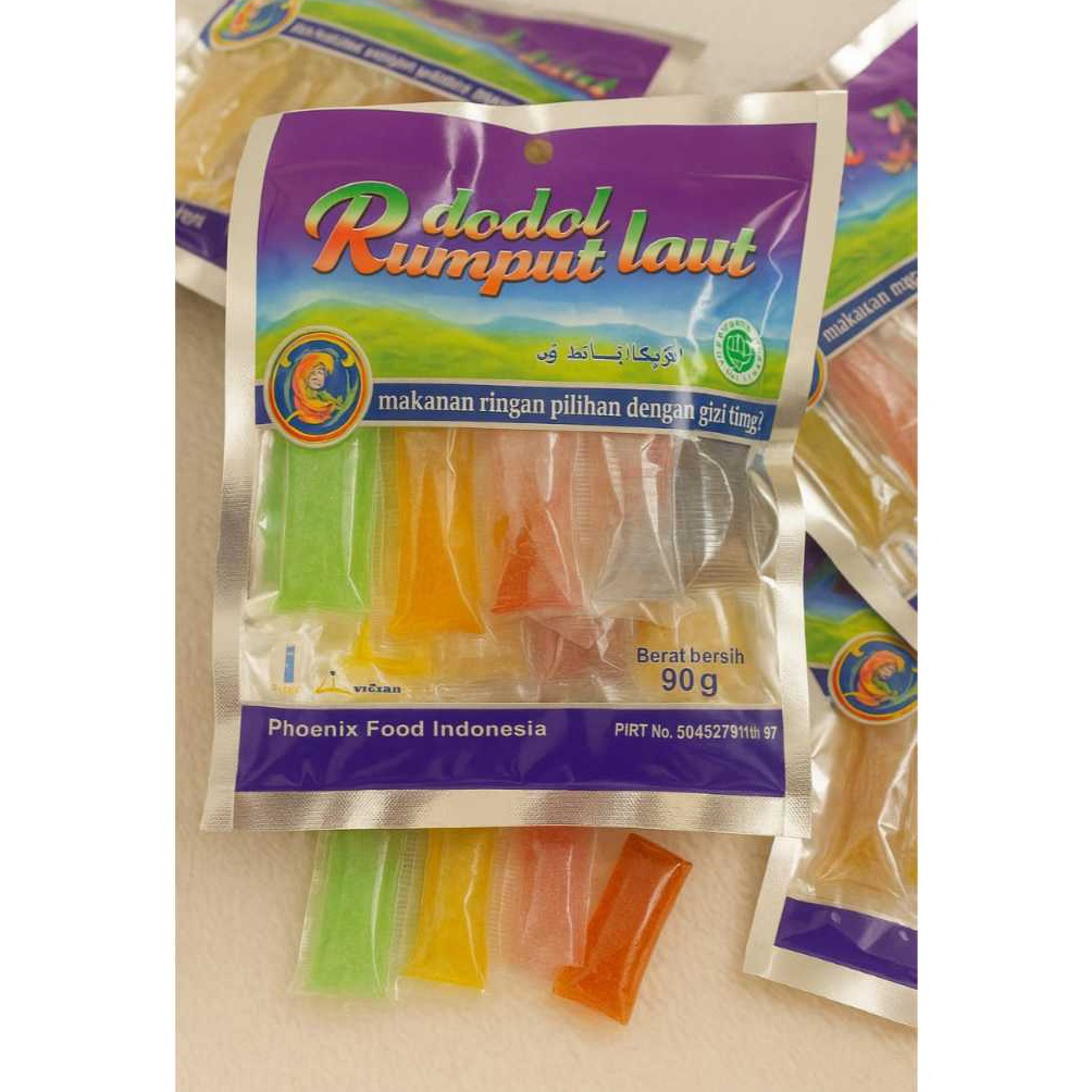 

New Dodol Rumput Laut Low sugar cemilan sehat Kinjo Jelly 9 gr