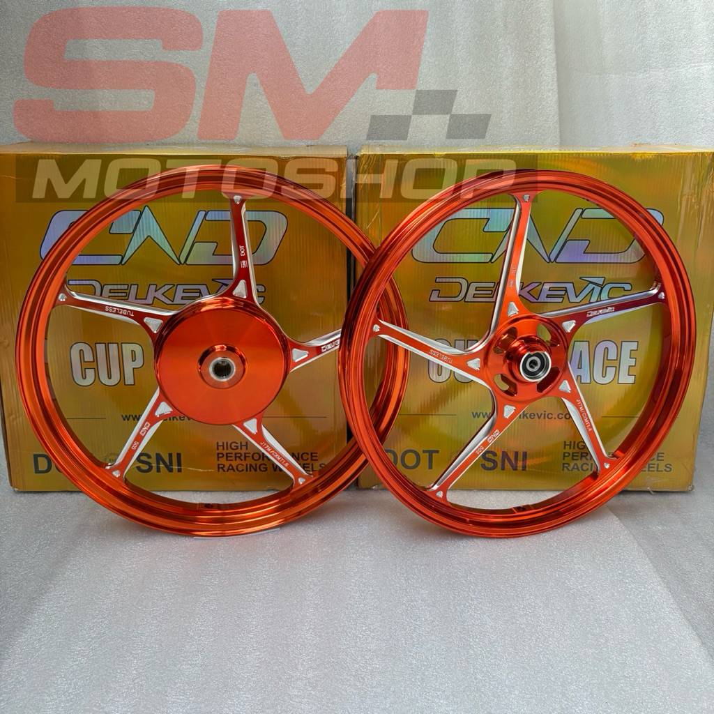 Velg DELKEVIC D55 Mio sporty/ Vario 125/ Vario150/ Beat/ Scoopy ring 17 140/160 model enkei ak55