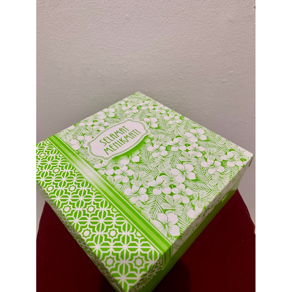 KARDUS NASI/SNACK UK 20x20x7 | DUS NASI KOTAK MOTIF |