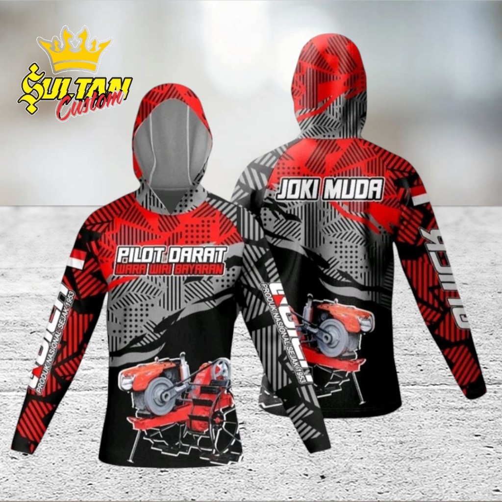 Jersey Full Printing Jersey Petani Traktor Sawah