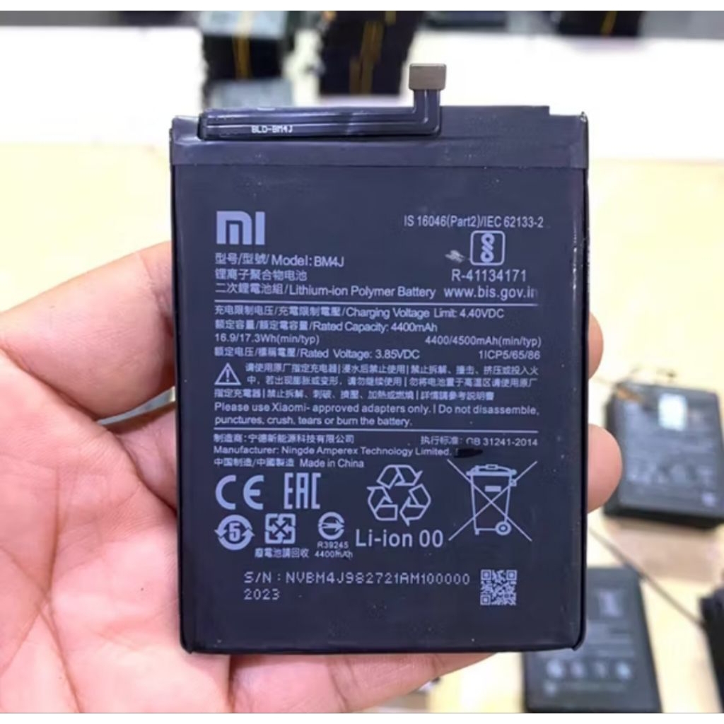 Batre Baterai Xiaomi Redmi Note 8 pro Original Batre xiaomi BM4J Baterai Redmi Note 8Pro