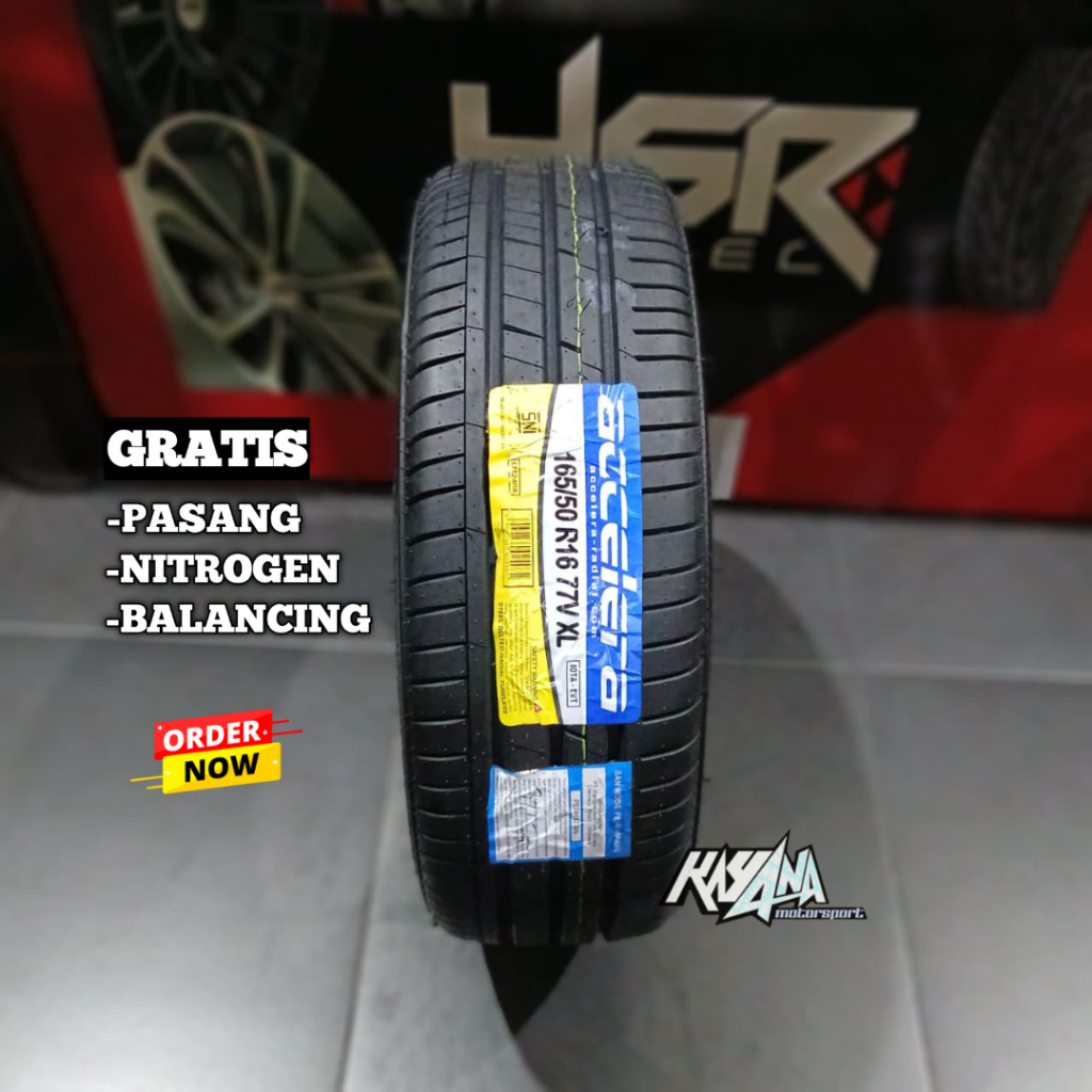 Ban Mobil Tipis R16 Ukuran 165 50 R16 Merk Accelera Iota Evt Ban Baru R16 165/50