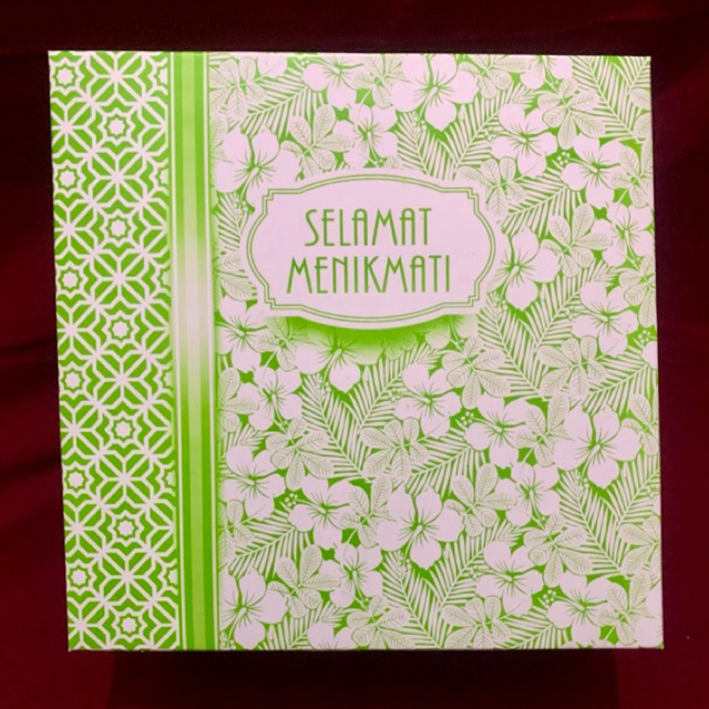 

100 Dus Nasi Motif Uk 18x18x7 | Kardus Nasi/Kue |