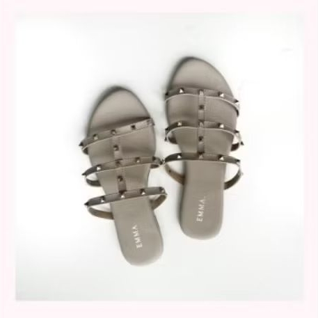 [NEW] EMMA - Dara Sandal wanita size 39 - jumbo sandal wanita teplek big size jumbo sandal wanita fl