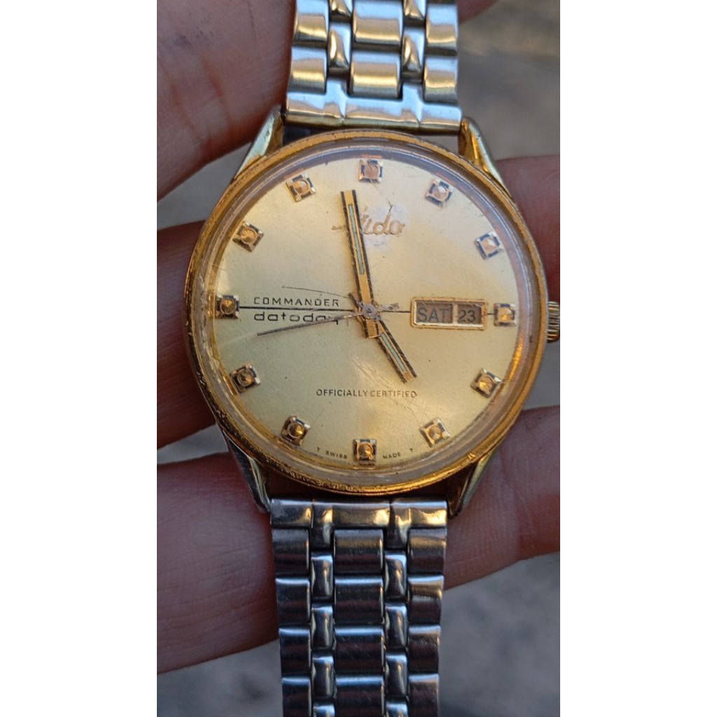 jam tangan mido otomatis non original second preloved