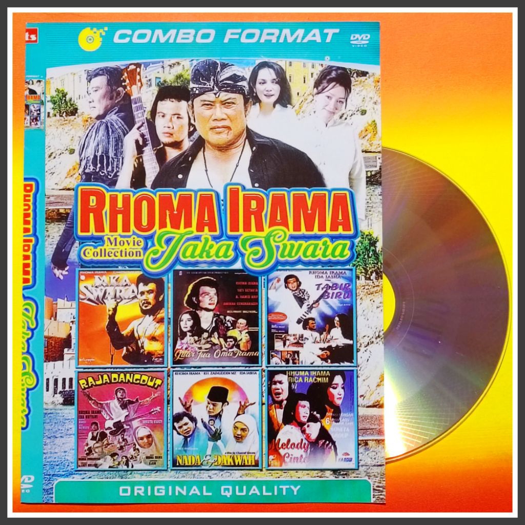 Kaset Film Indonesia Jadul Koleksi Rhoma Irama Pilihan Jaka Swara Campuran 6in1