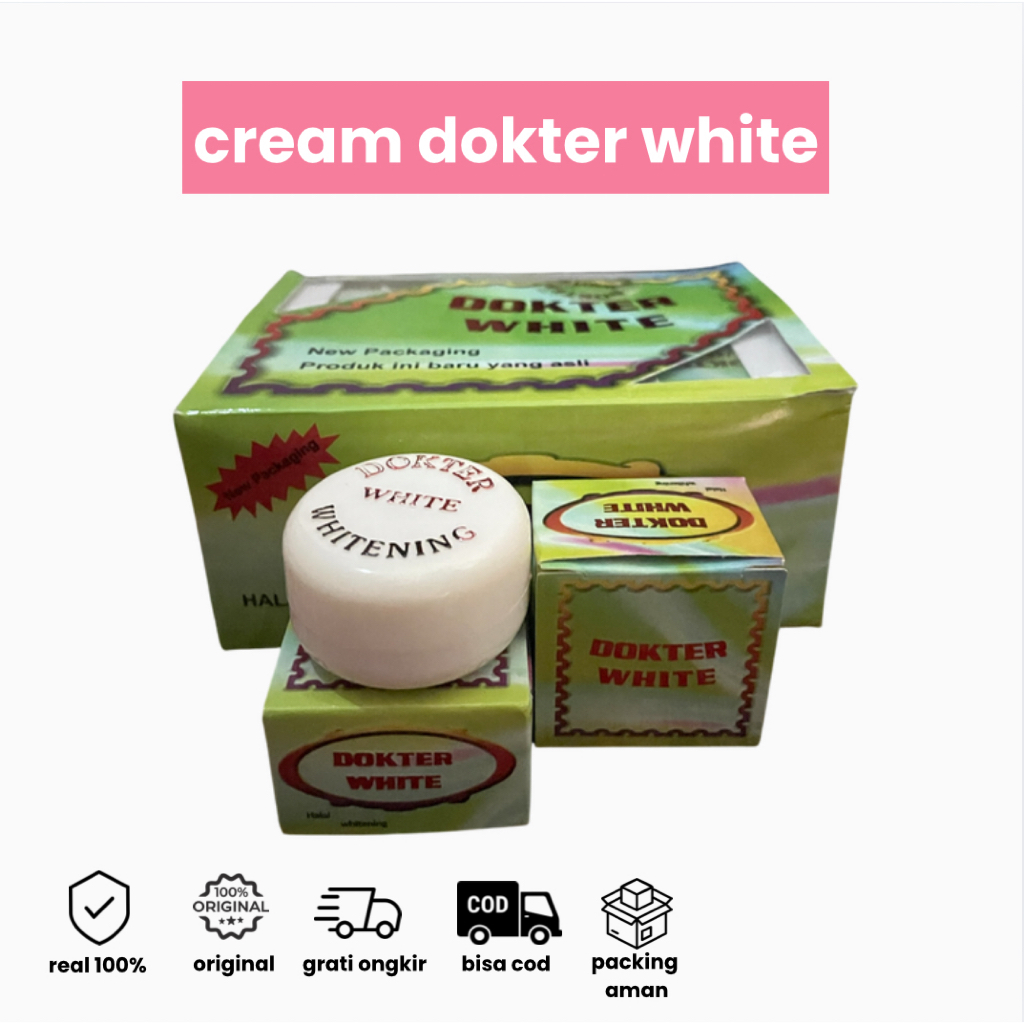 dokter White tutup Timbul cream