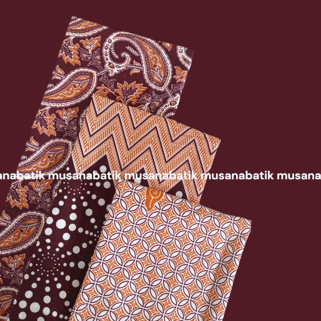 kain teteron rayon warna burgundy coklat
