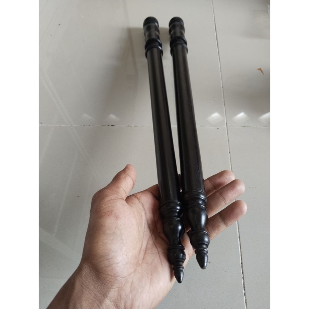 tongkat komando kayu galih kelor hitam