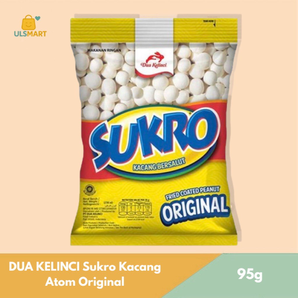 

DUA KELINCI Sukro Kacang Atom Original 95 g