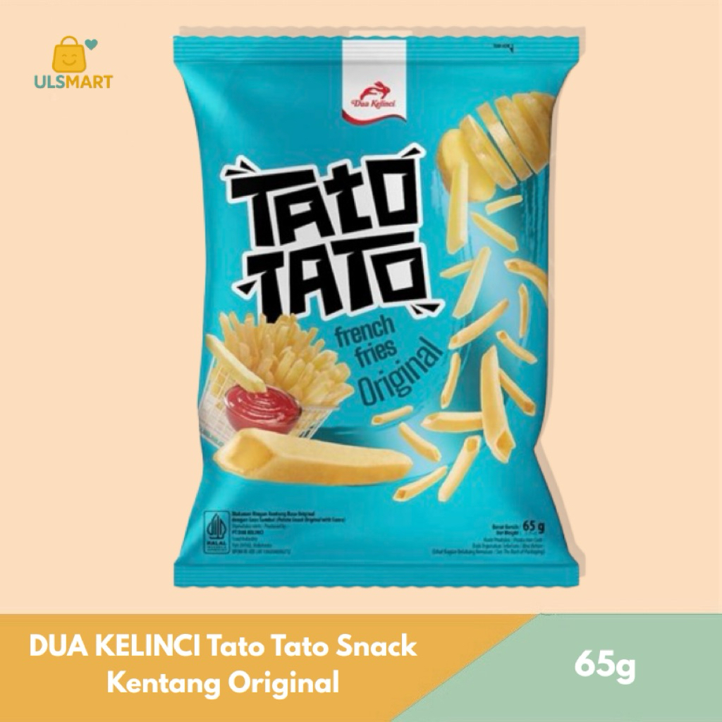 

DUA KELINCI Tato Tato Snack Kentang Original 65 g