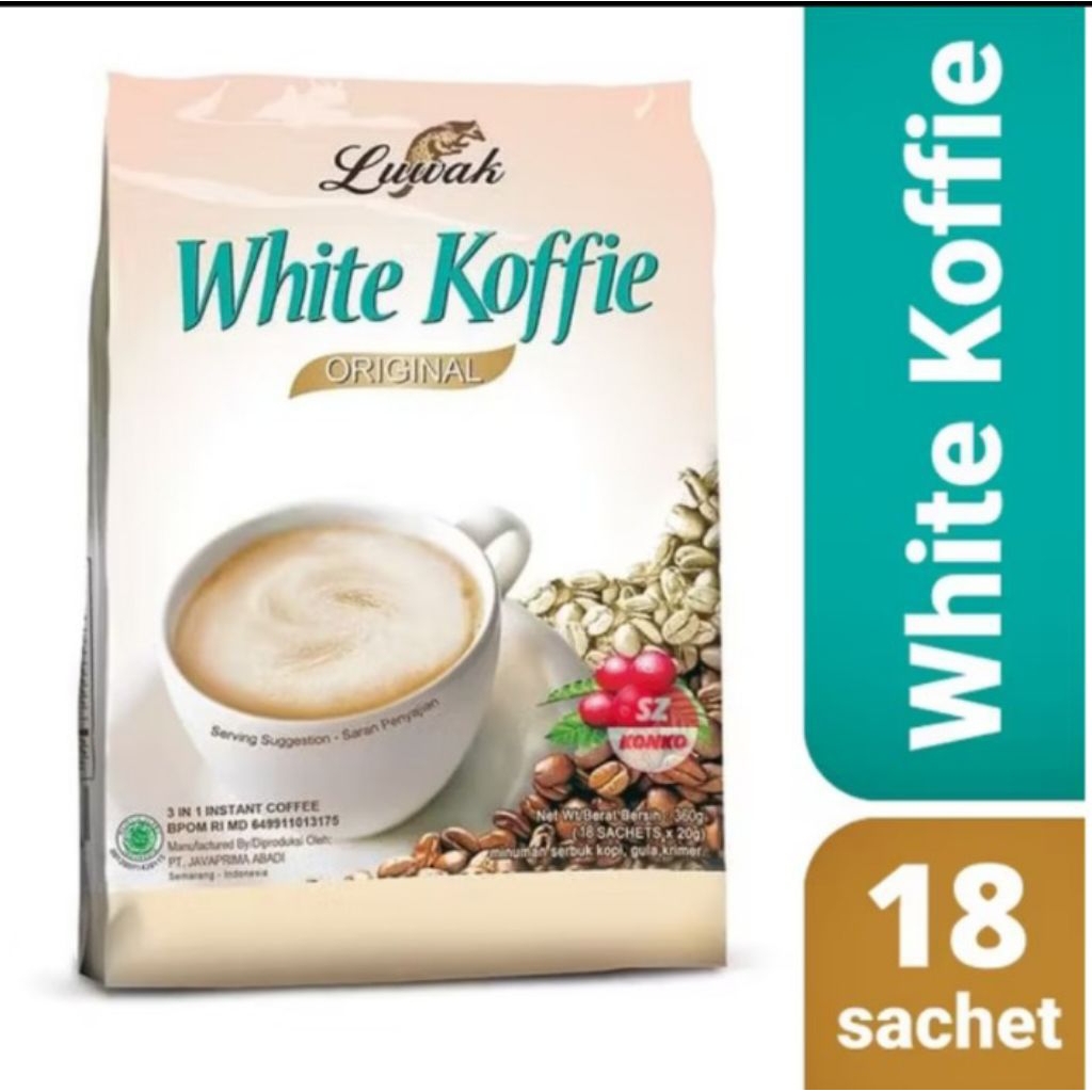 

Luwak White Koffie Original 18 x20gr
