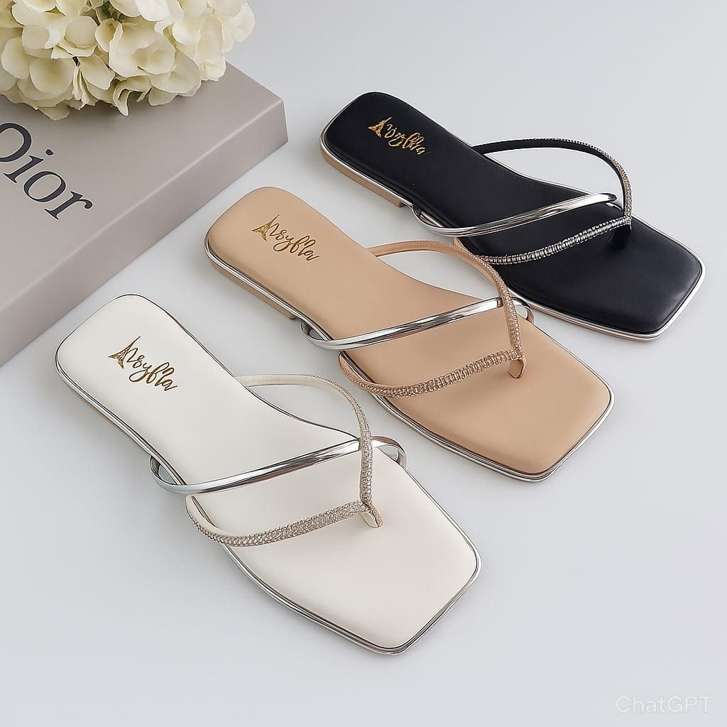 SANDAL FLAT Wanita TERBARU,Korean Style Kekinian[ARSy collection 29 size 36_42