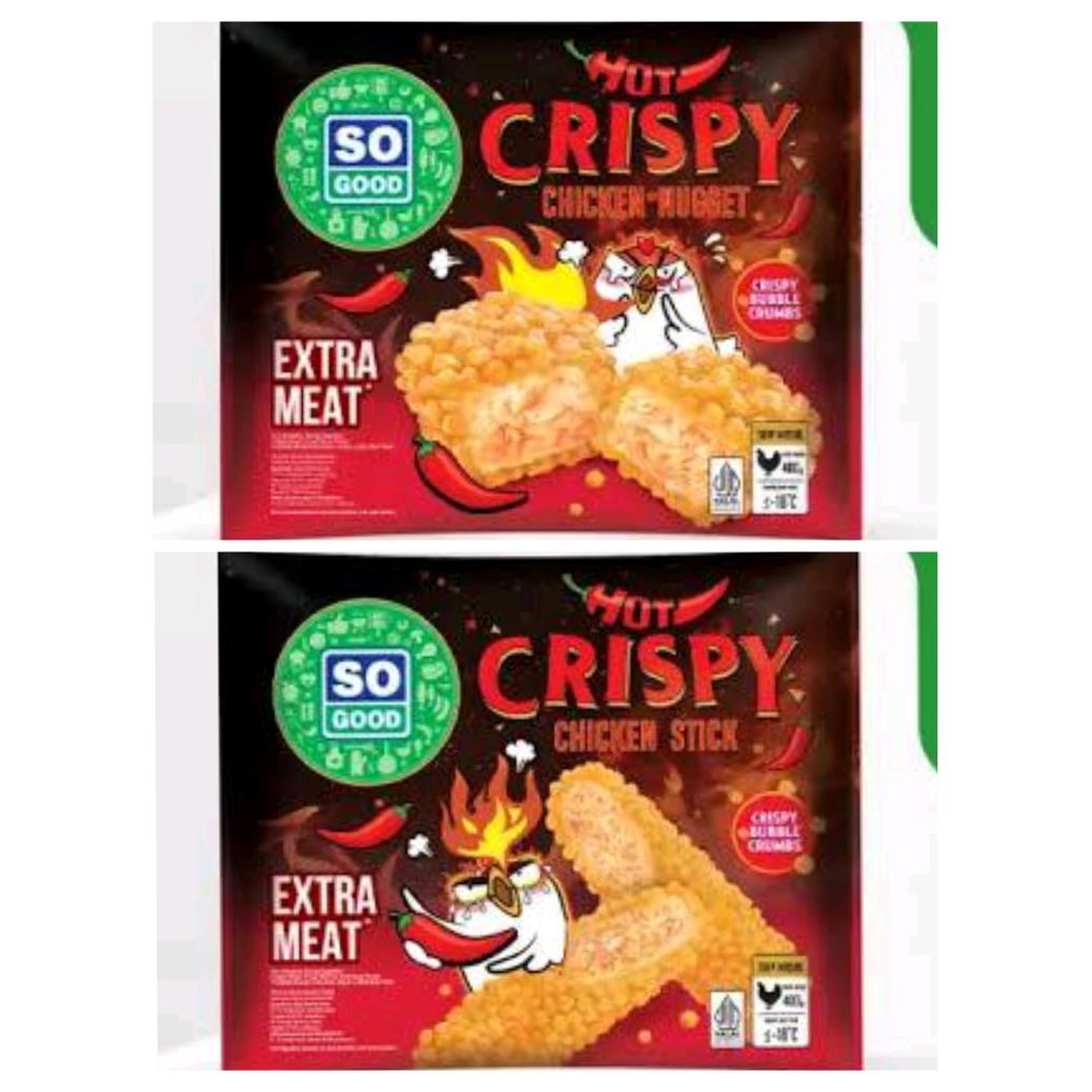 

Sogood Hot Crispy Chicken Nugget 400gr