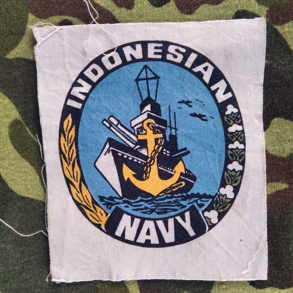 patch tentara jadul emblem kesatuan tni al deployment 1975 operasi seroja timtim patch sablon abri j