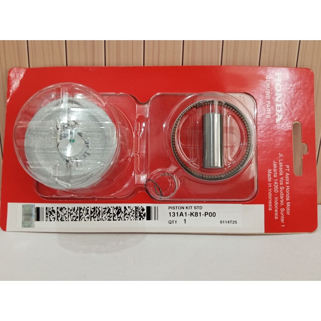 Seher Piston Kit Set K81 STD Standar 50 100 Beat esp, Vario 110 esp, Scoopy esp, Beat po Original OR