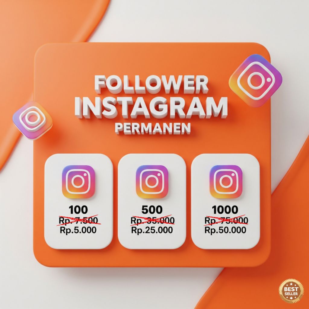 Jual Followers IG Aktif & Permanen | Jasa Tambah Followers Instagram Proses Kilat Termurah