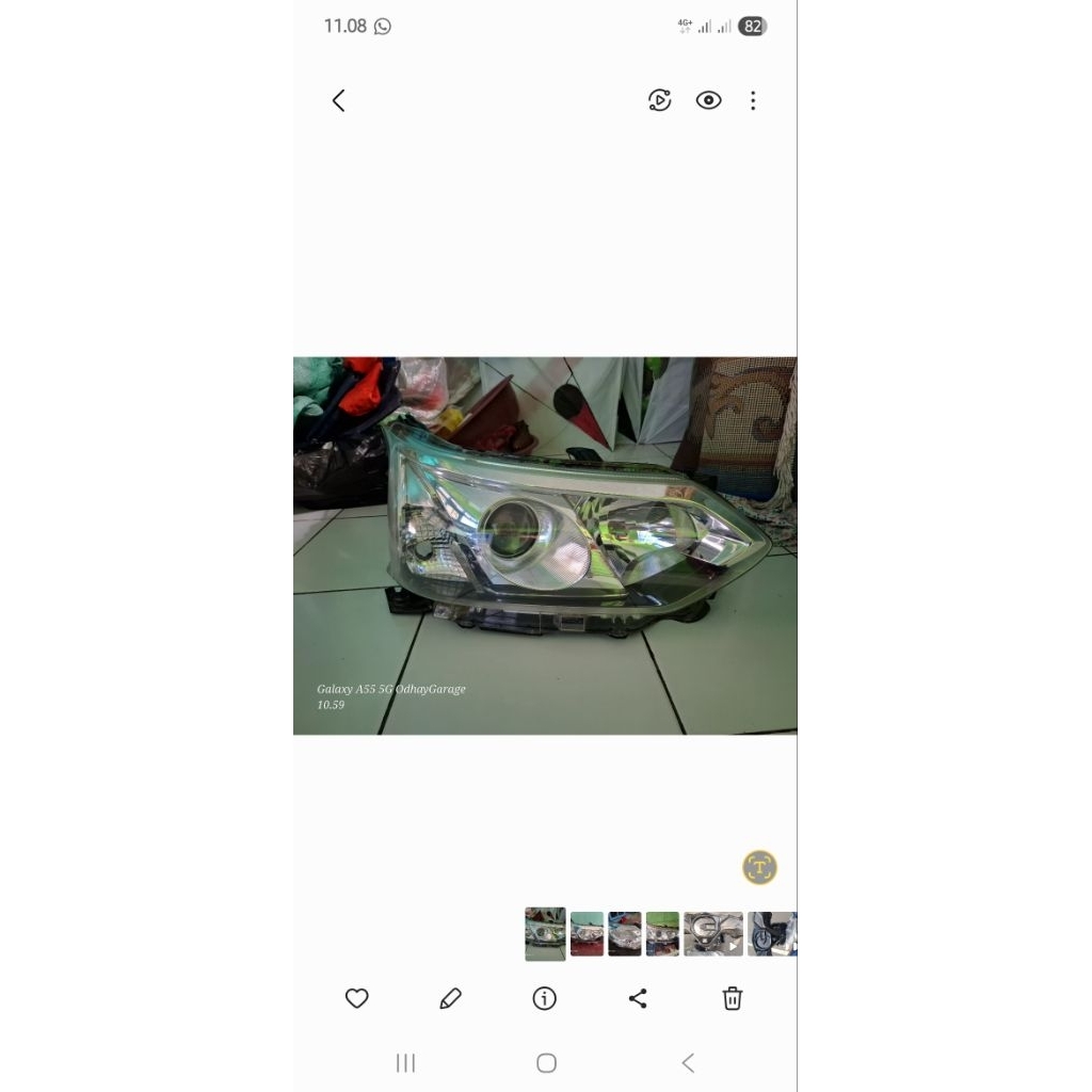 headlamp avanza veloz 2015-2018 kanan