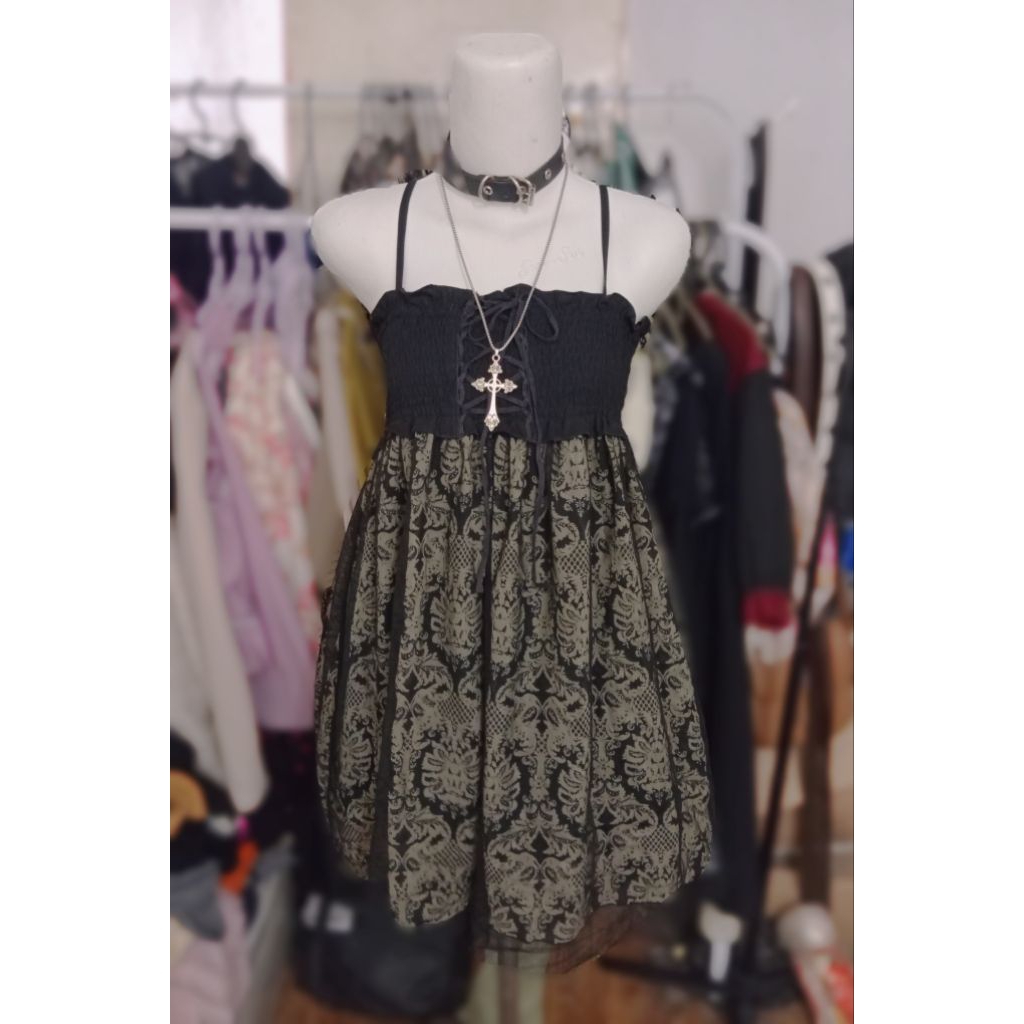 gothic dress / dress vintage / rok vintage gothic