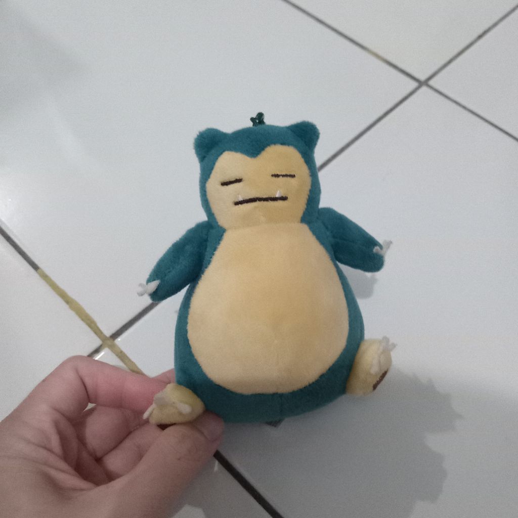 gantungan kunci pokemon plush KC nintendo snorlax