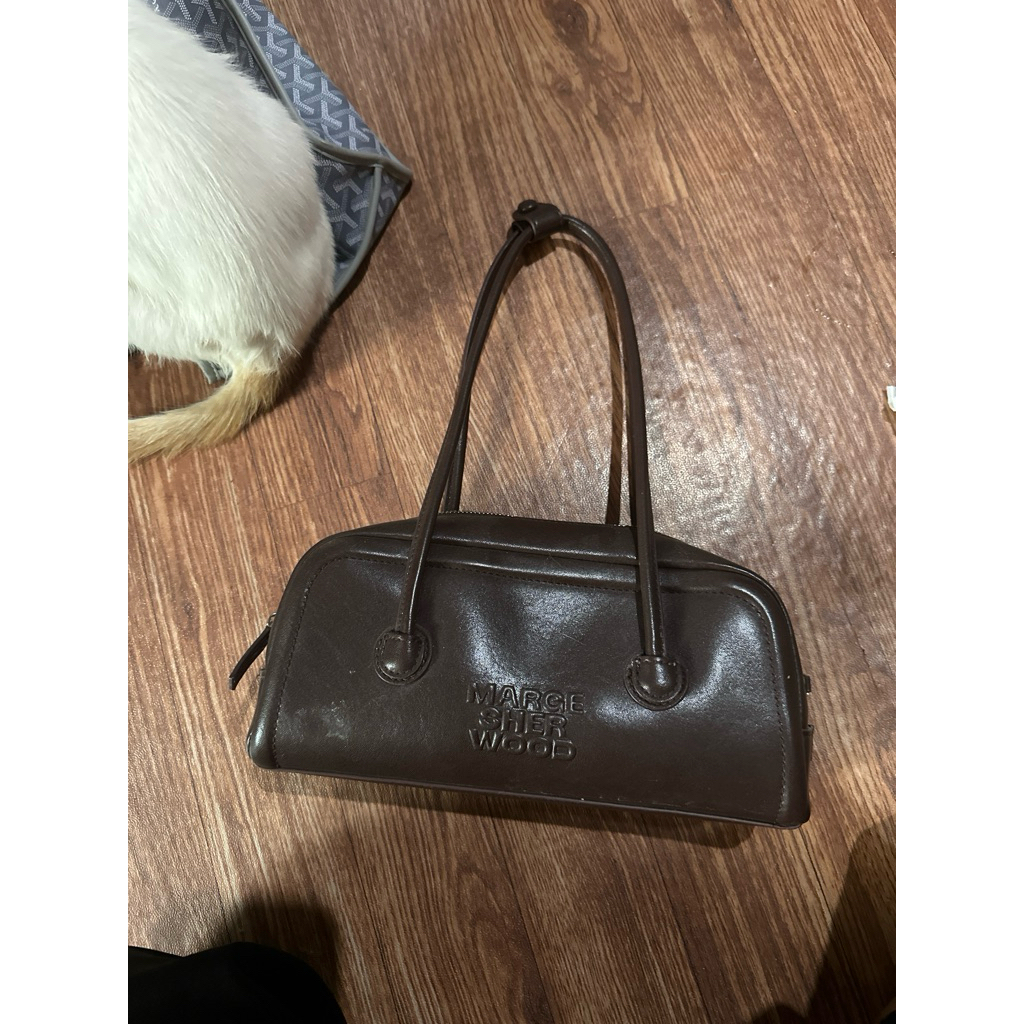 tas marge sherwood coklat glosy