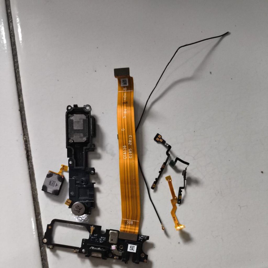 SPAREPART OPPO A92 BAZER SPEAKER PAPAN CAS + KABEL SINYAL TOMBOL ON/OFF TOMBOL VOLUME