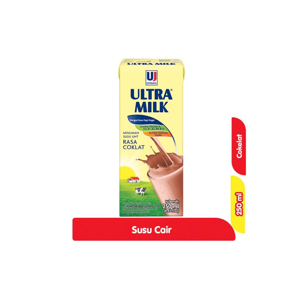 

Ultra Milk Susu UHT Coklat Kotak 250 ml