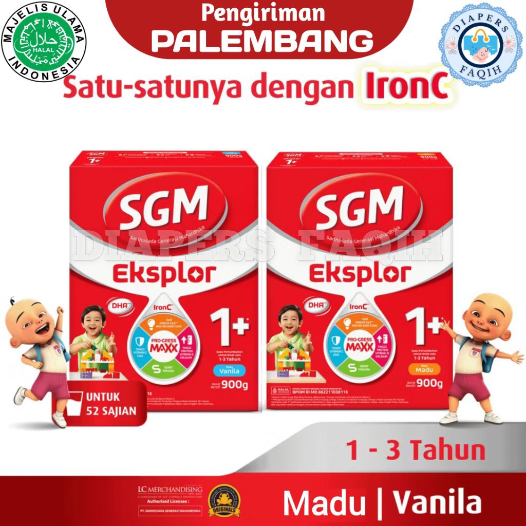 Sgm 1+ /3+ Madu Vanila 900/600/400 Gram