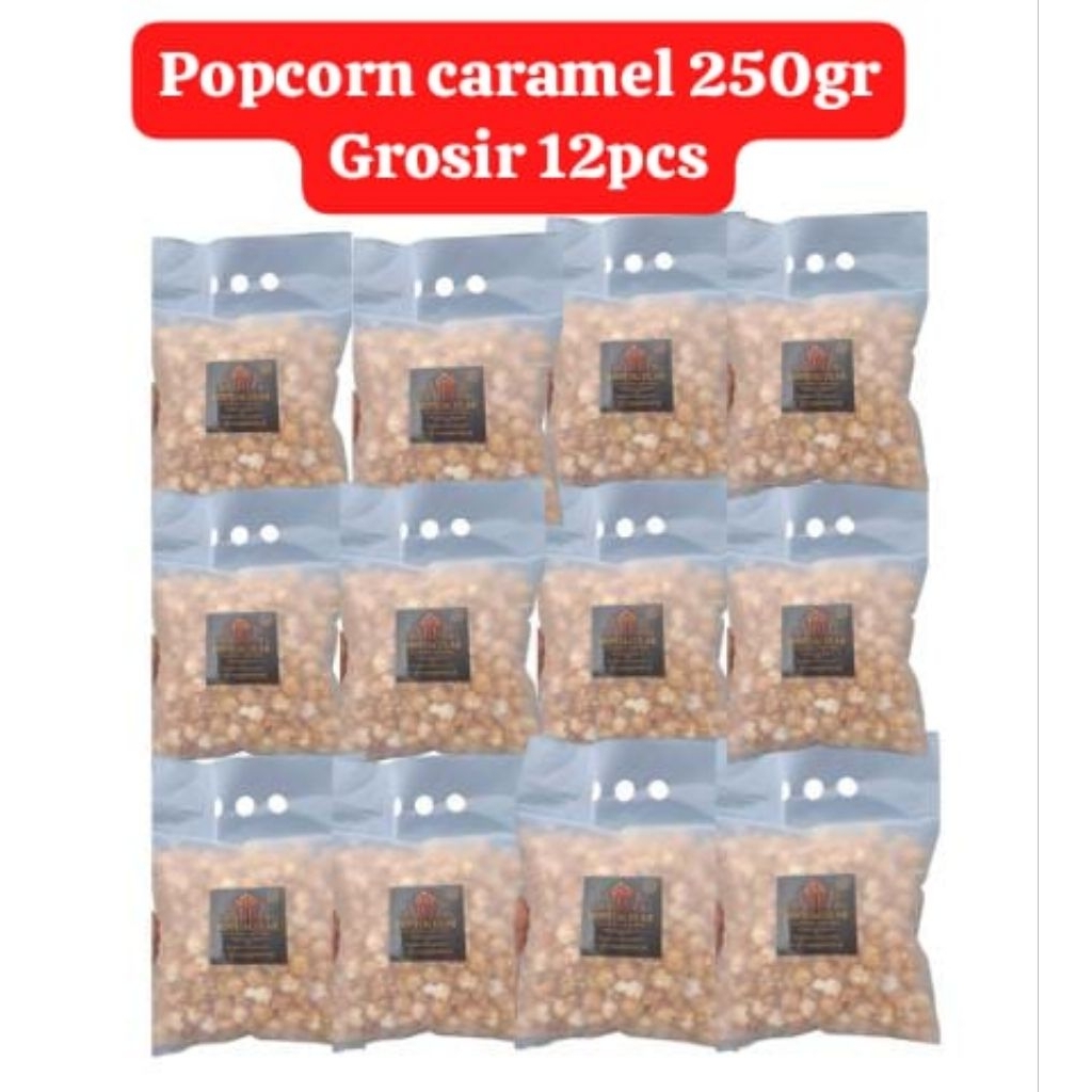 

POPCORN CARAMEL 250GR GROSIR 12PCS