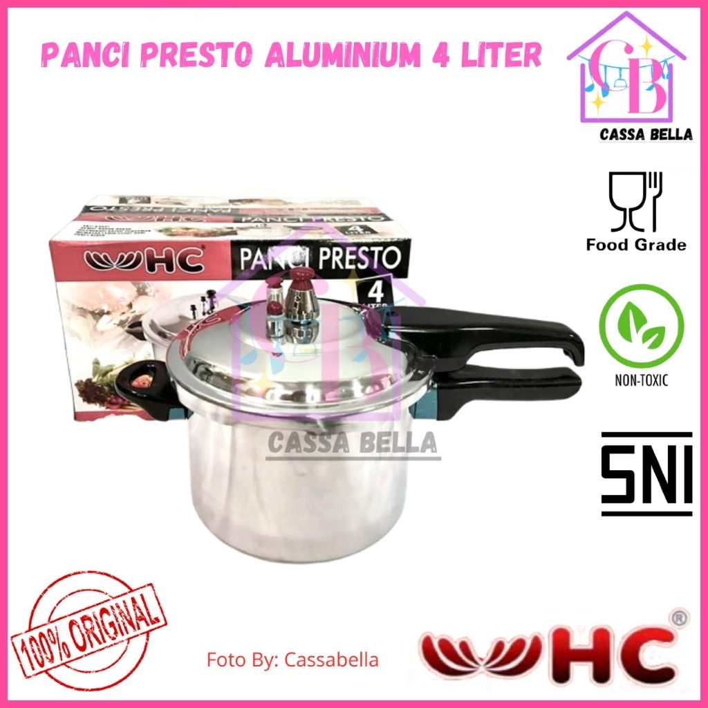 Presto 4 Liter HC/Panci Presto 4 Liter HC / Presto Aluminium HC 4 Liter