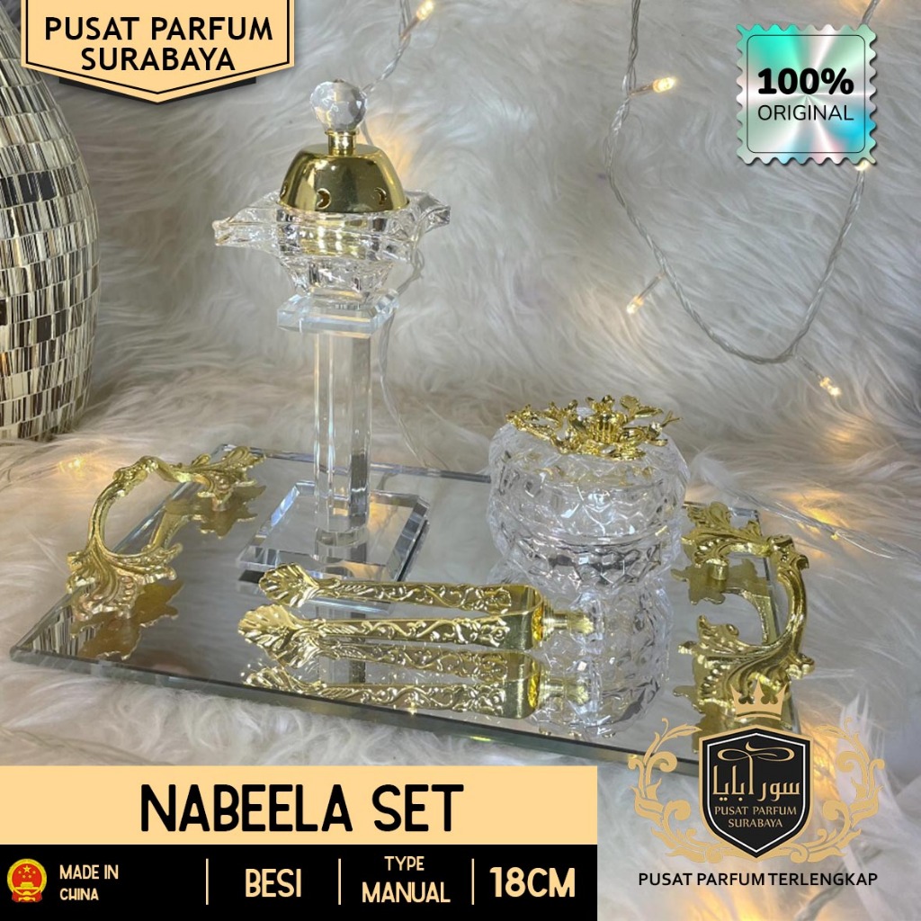 Mabkhara Nabeela set / Tempat Dupa Classic / Mabkhara dupa / Luxury