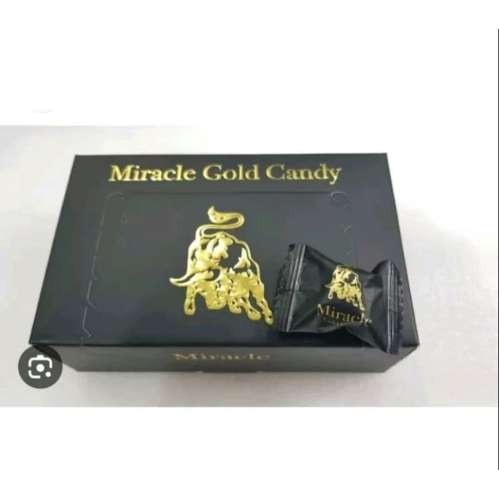 

Miracle Gold Candy 1 Box 30 Pcs - Permen Miracle Original