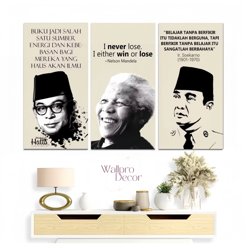 Wallprodecor Hiasan Dinding Quotes Pahlawan Motivasi Dekorasi Dinding Kantor Motivasi Hiasan Dinding