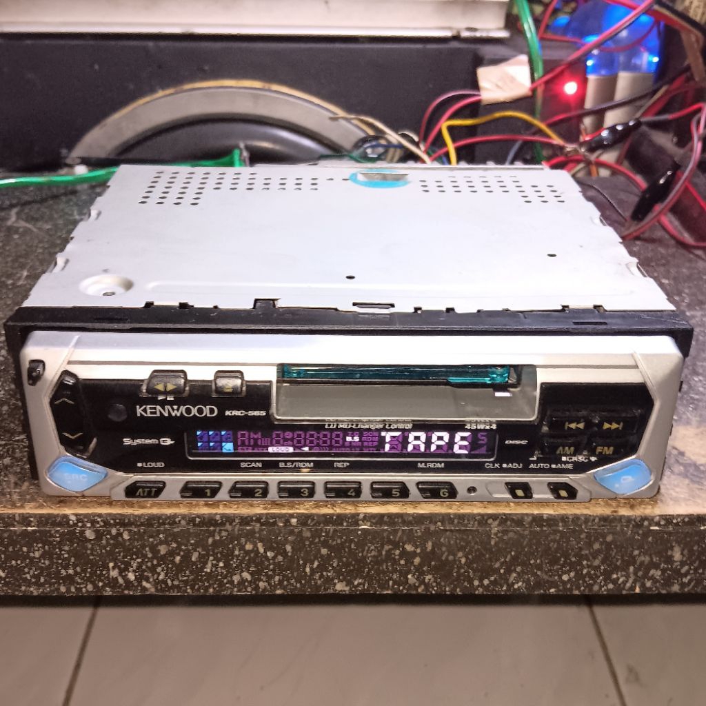 Tape mobil KENWOOD KRC-565 second mulus siap pakai