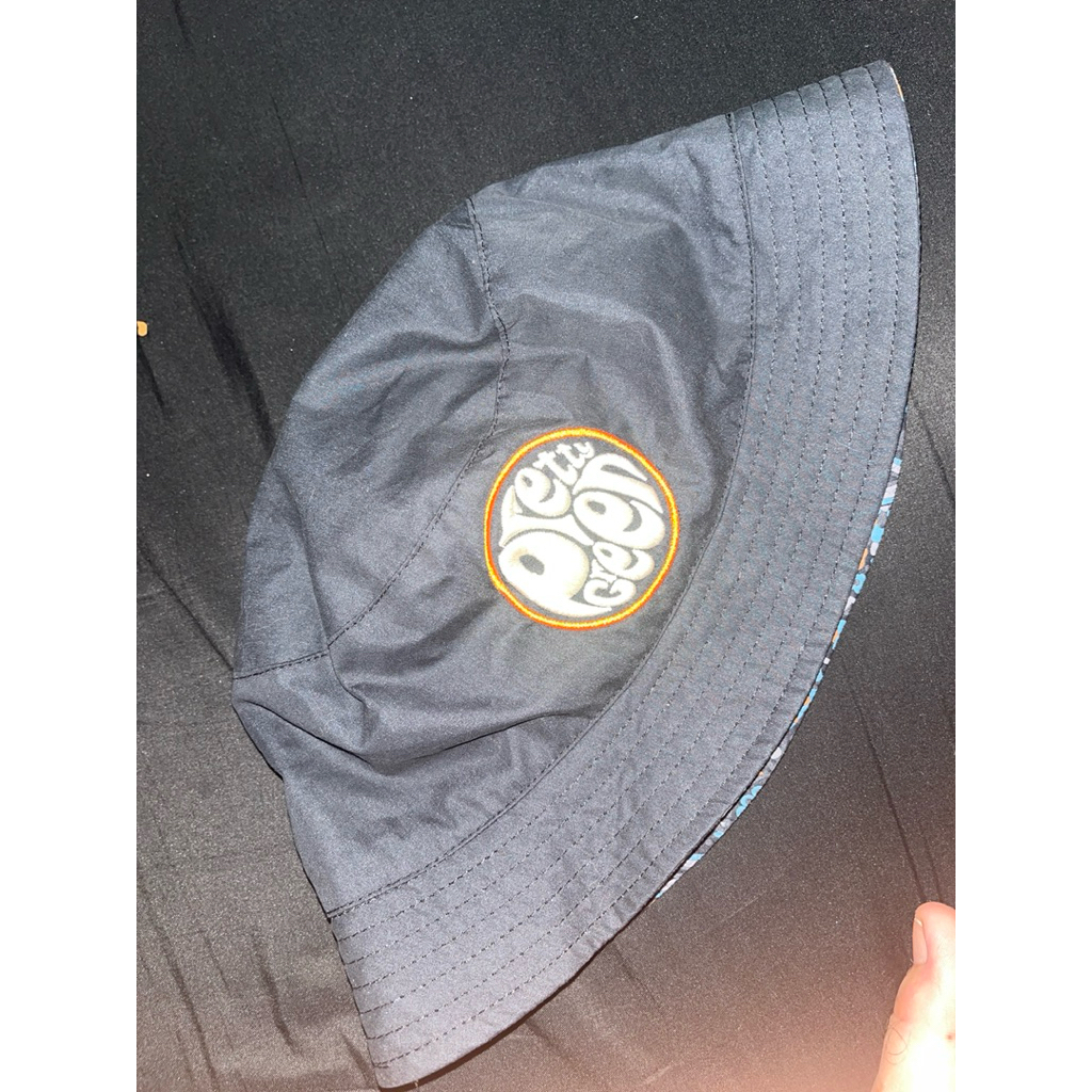 bucket hat pretty green reversible