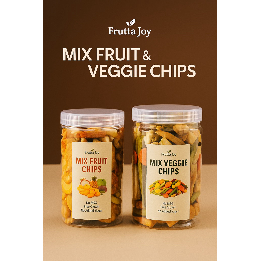 

KERIPIK MIX BUAH & SAYUR ASLI TOPLES 800ML