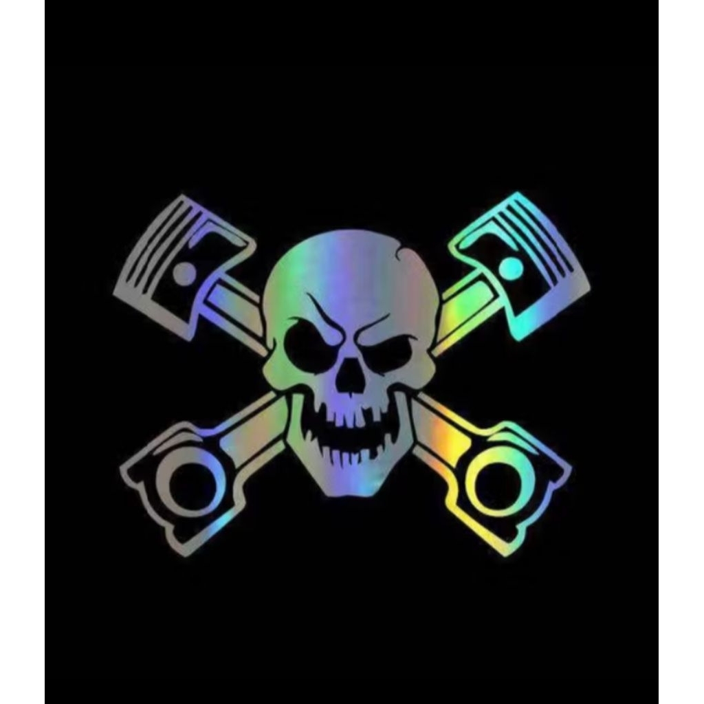 

stiker cutting tengkorak/kepala tengkorak ukuran 8x8cm