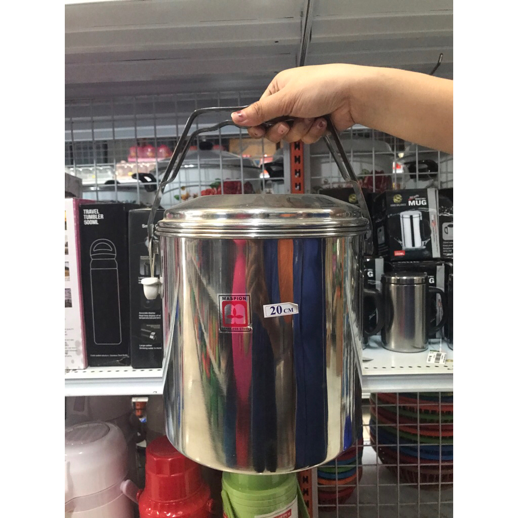 Maspion Rantang Tunggal Stainless 20cm Per Pcs