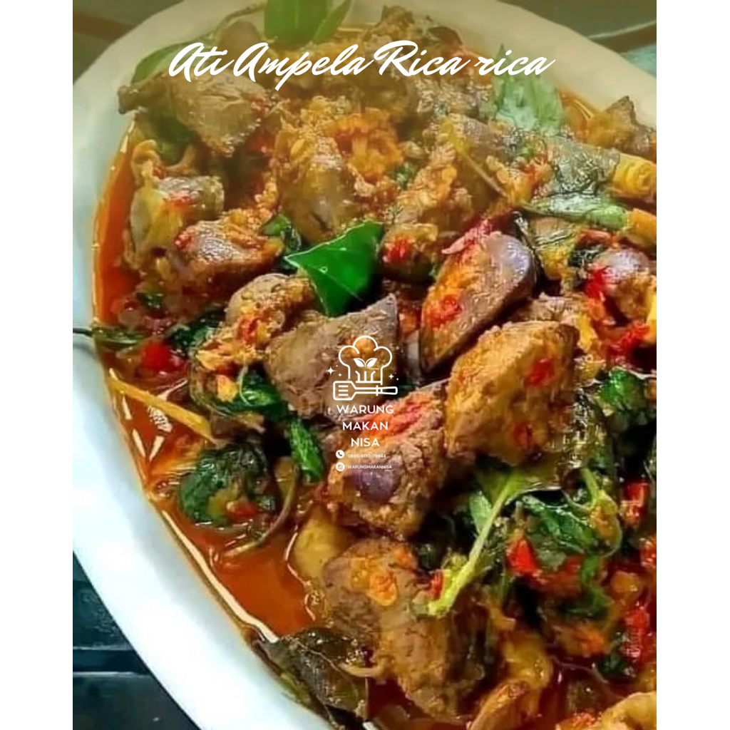 

Rica Rica Ati Ampela paket isi 5 / Masakan lauk harian sehat praktis