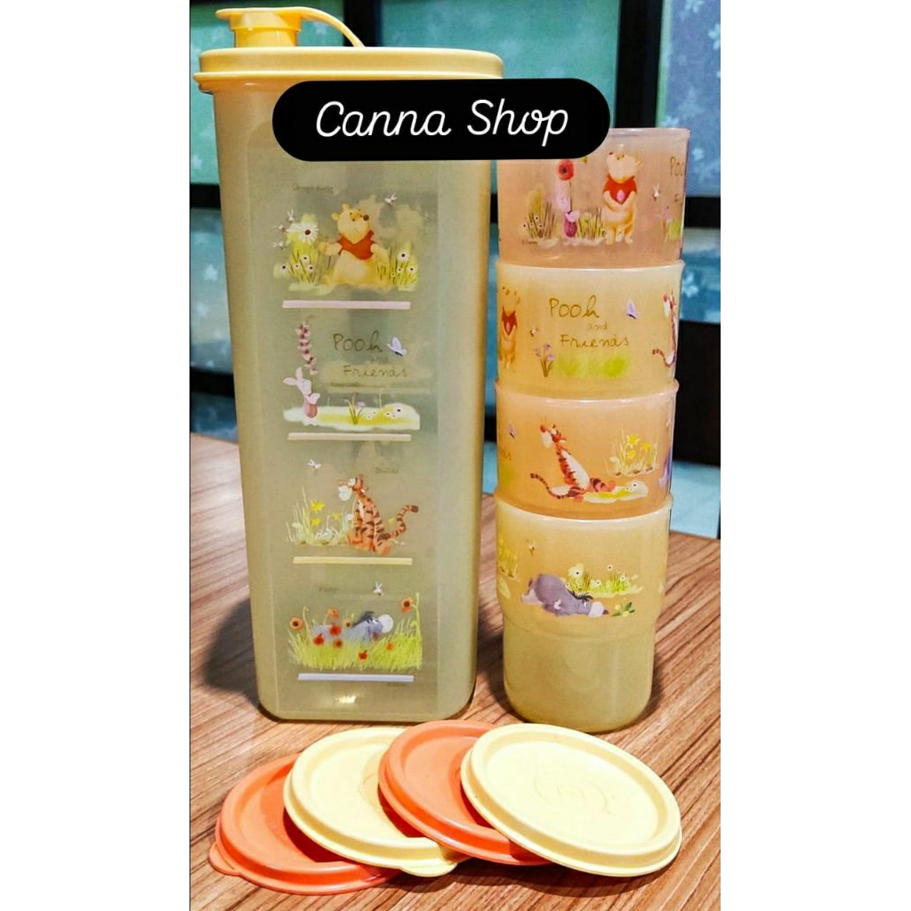 Vintage Winnie the Pooh Tumbler Tupperware