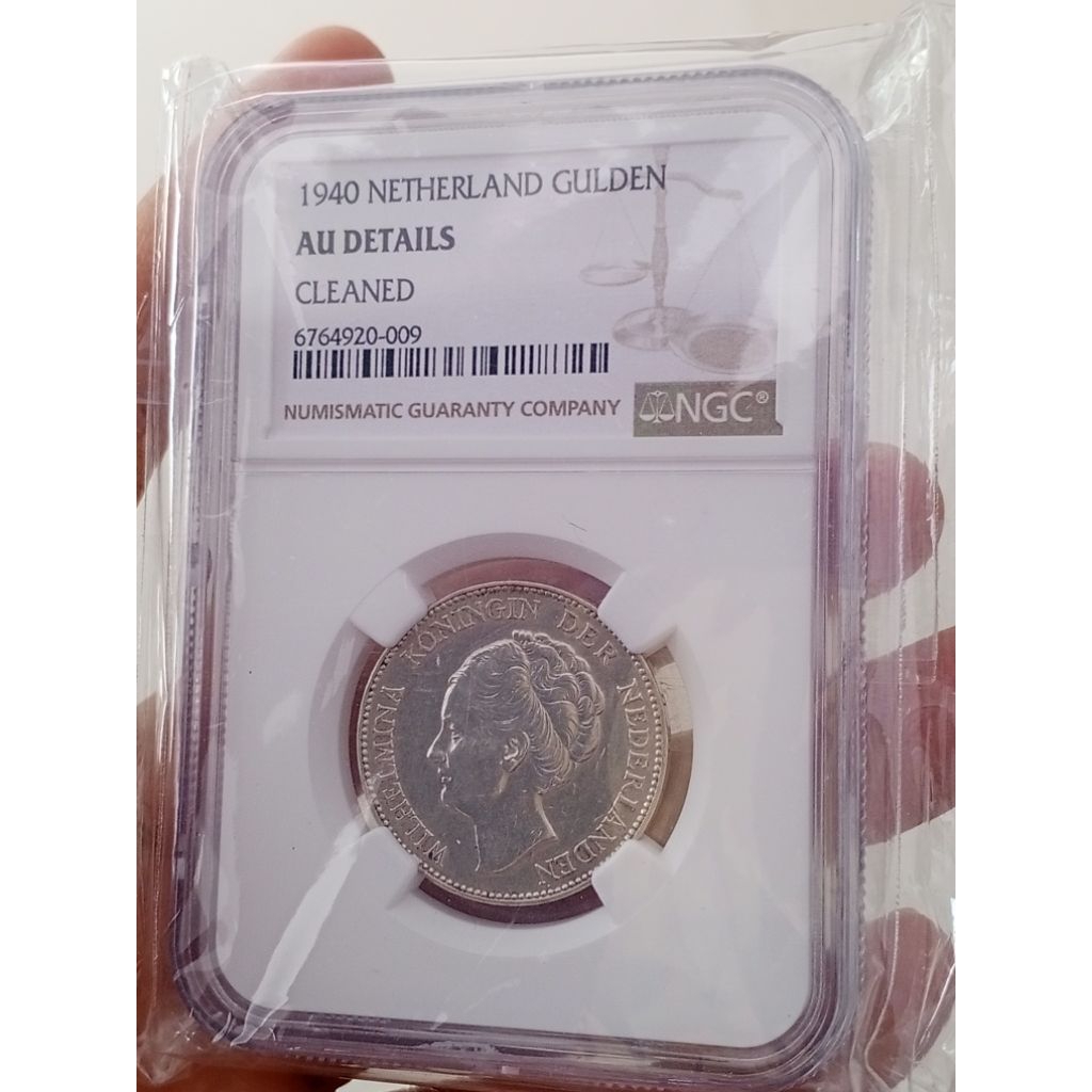 NGC AU Details Netherland Gulden thn 1940