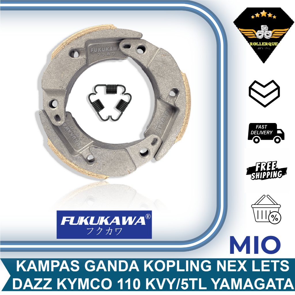 Kampas Ganda Kopling Nex Lets Dazz Kymco 110 Fukukawa