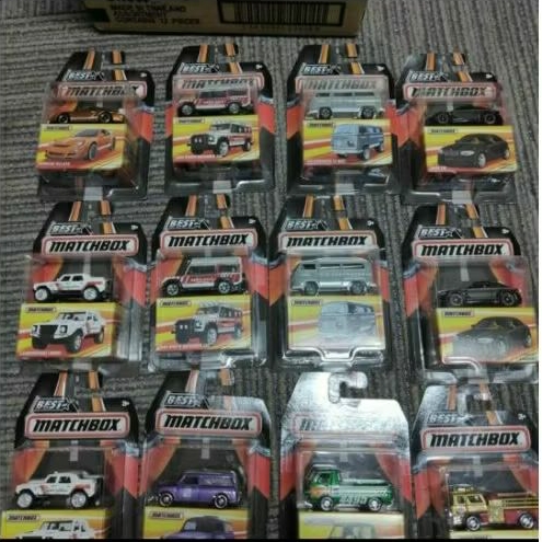matchbox set 12 best of land Rover defender 110 VW Kombi transporter bus t2 BMW 1M Dodge a100 Porsch