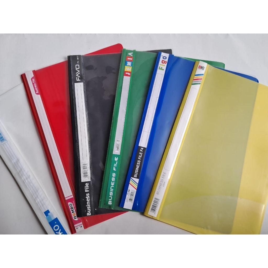 

Map plastik business file ukuran folio/F4 satuan