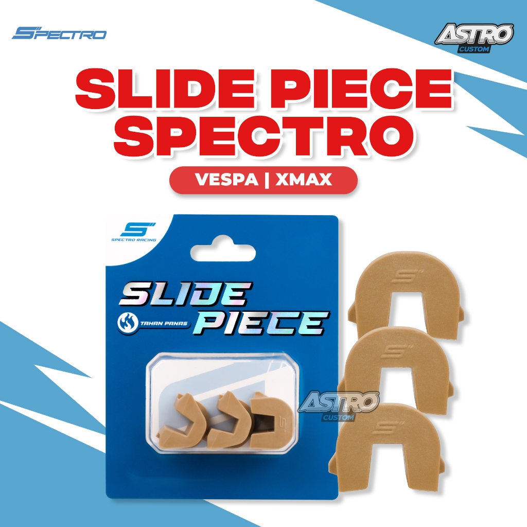 Spectro Slide Piece Xmax Vespa Karet Tutup Karet Rumah Roller Racing CVT