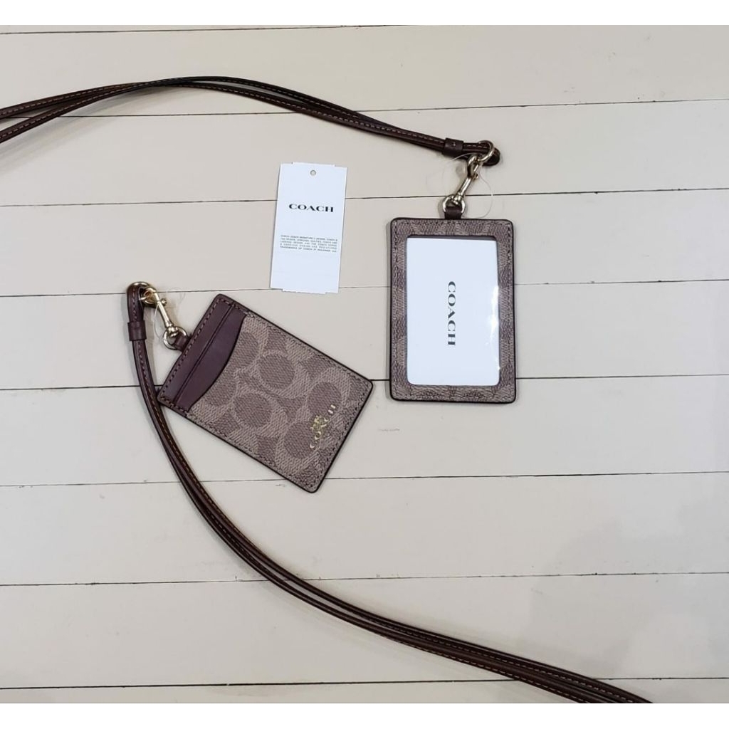 

Ready Coc CZ285 Sig canvas Lanyard Id Tan/ Brown