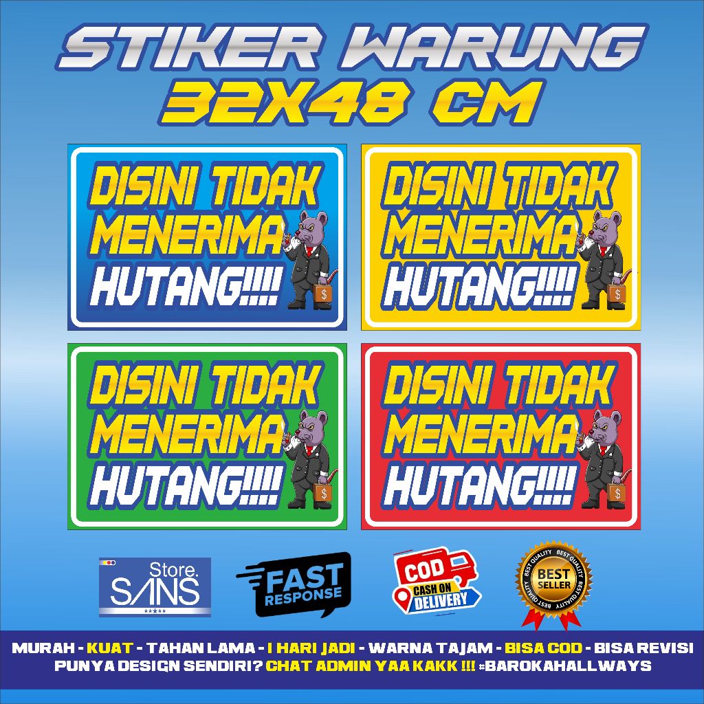 

STIKER VINYL WARUNG UKURAN 32X48 CM