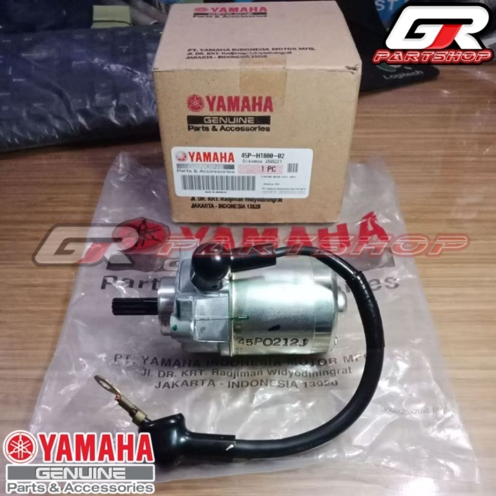 DINAMO STARTER ASSY 45P BYSON ORIGINAL ORI ASLI YAMAHA YGP DYNAMO STATER MOTOR ASSY 45P-H1800