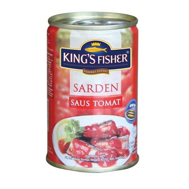

sarden sardines kaleng king's fisher saus tomat 425