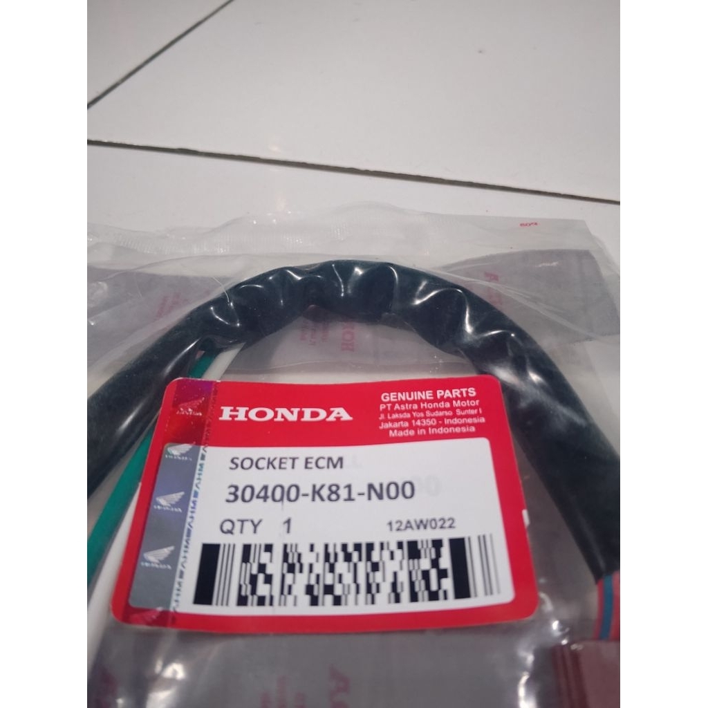 SOKET ECU ECM  BEAT FI / BEAT ESP 2015 - 2019 / SCOOPY FI / VARIO FI 110.
